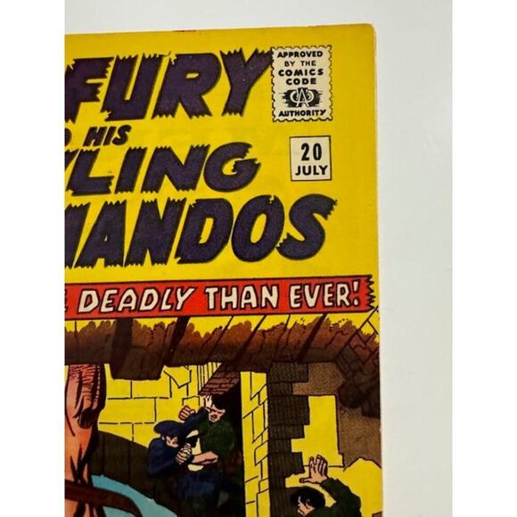 Sgt. Fury #20 Marvel 1965 Silver Age Comic Book- Excellent Condition - Picture 4 of 10